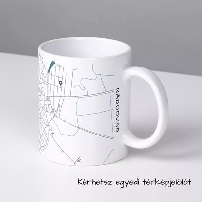 Nádudvar - Térképes bögre