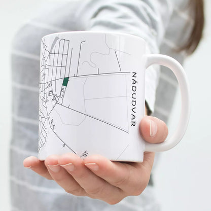 Nádudvar - Térképes bögre