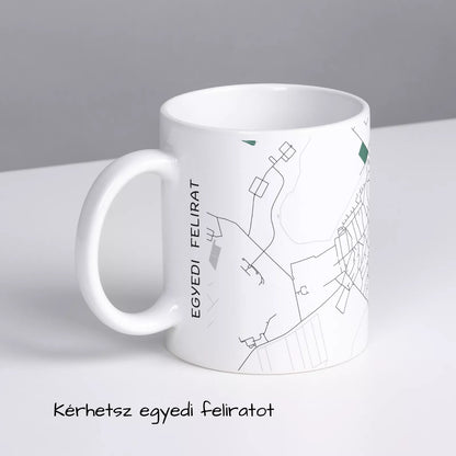 Nádudvar - Térképes bögre