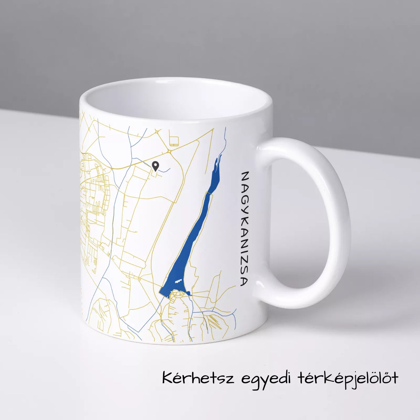 Nagykanizsa - Térképes bögre