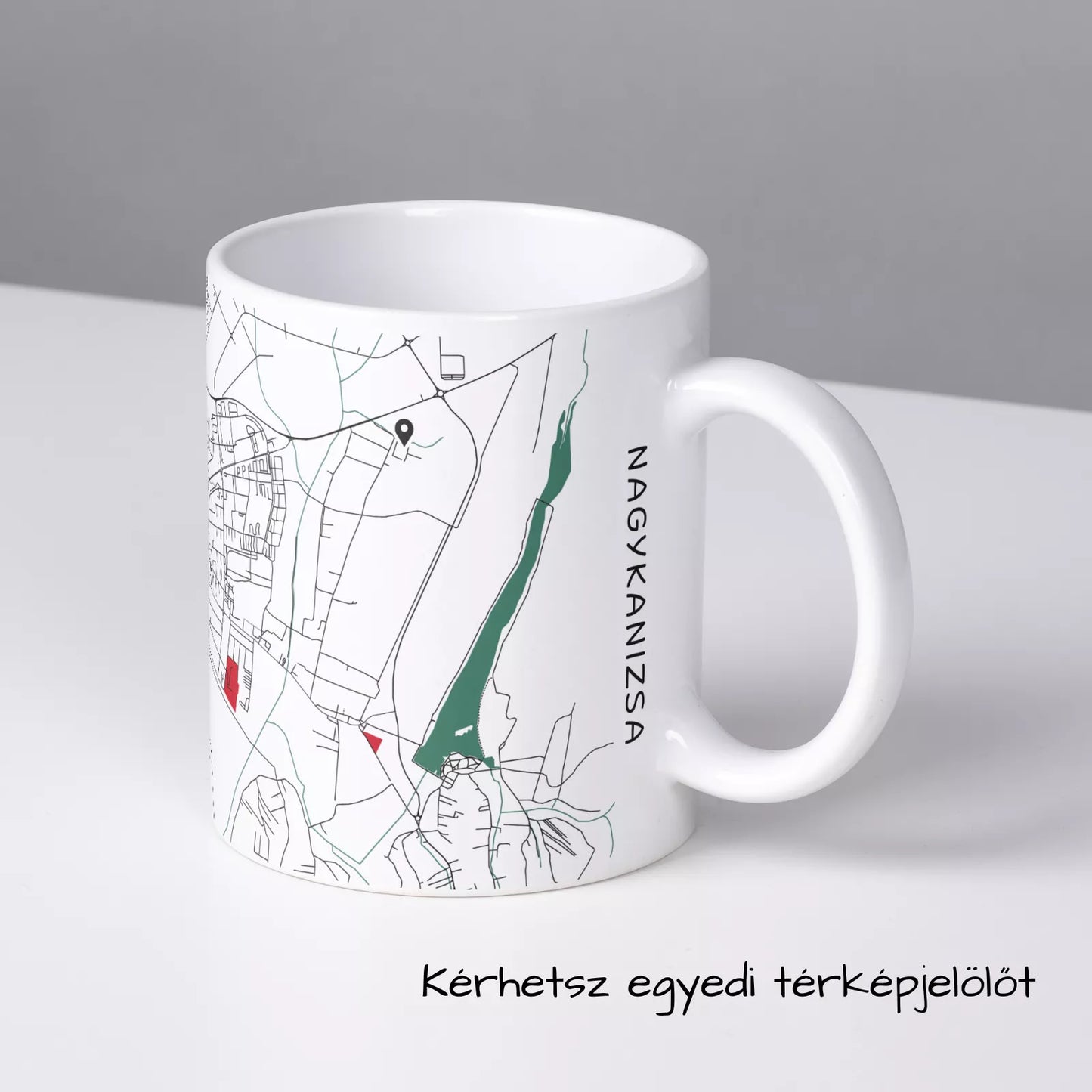 Nagykanizsa - Térképes bögre
