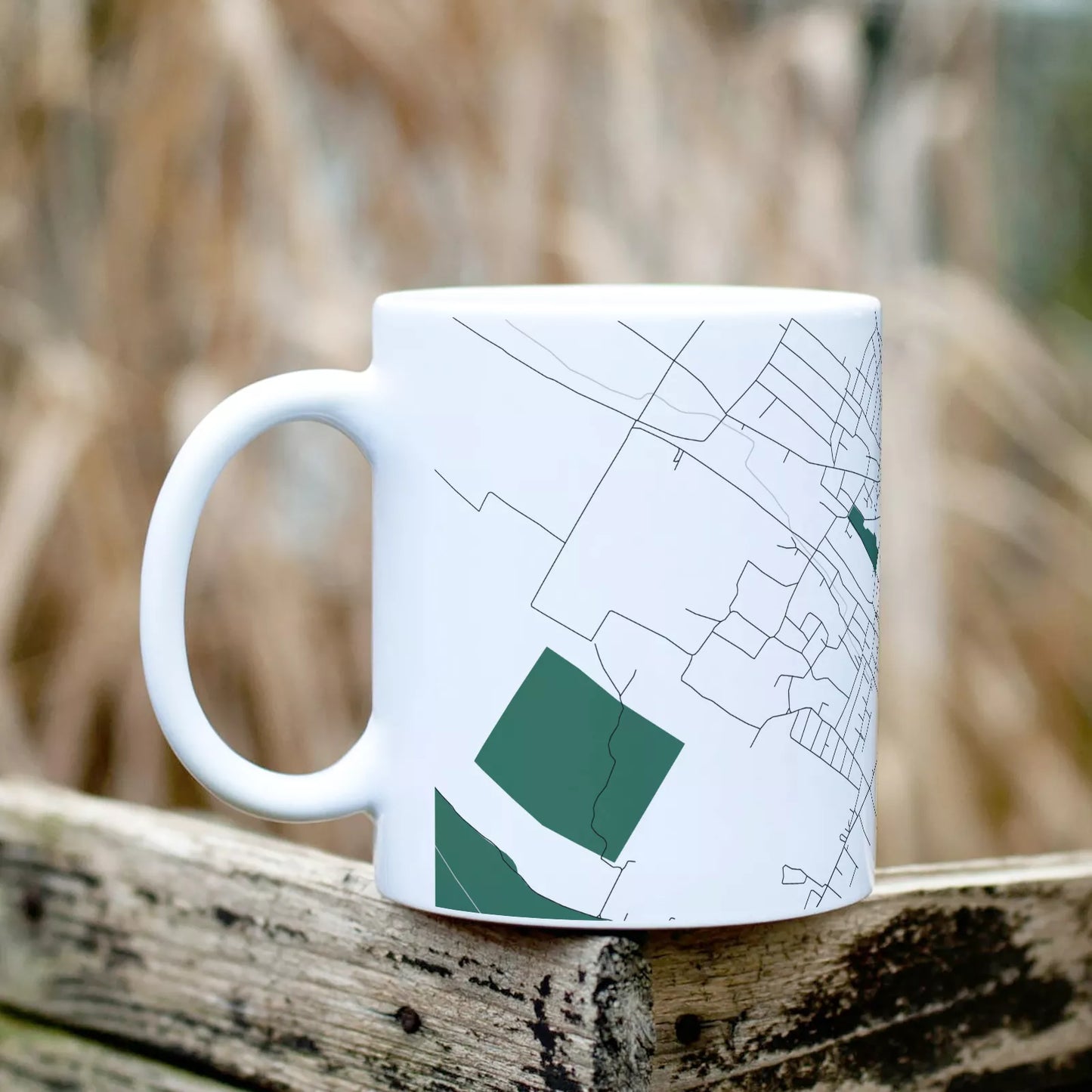 Nagykáta - Térképes bögre