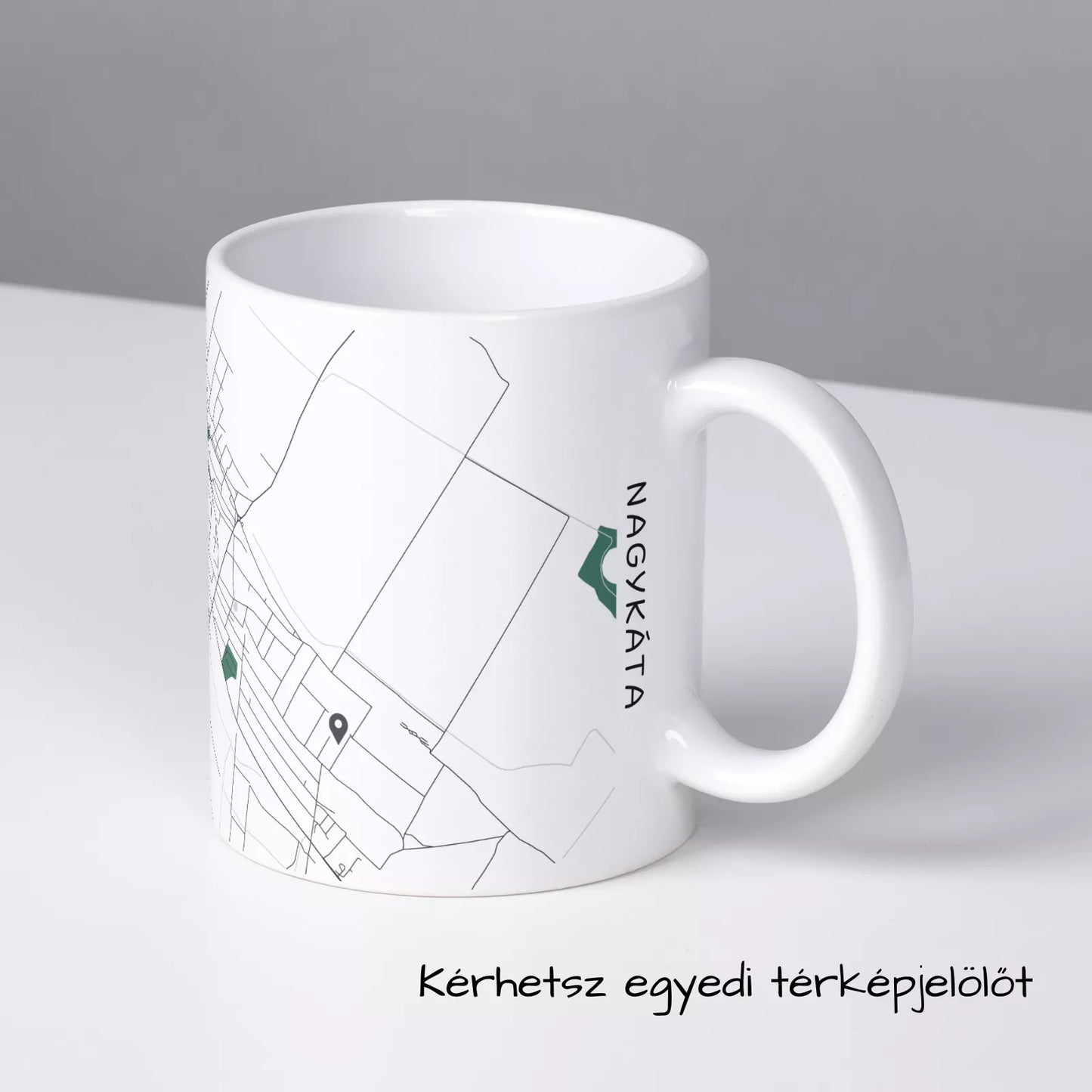 Nagykáta - Térképes bögre