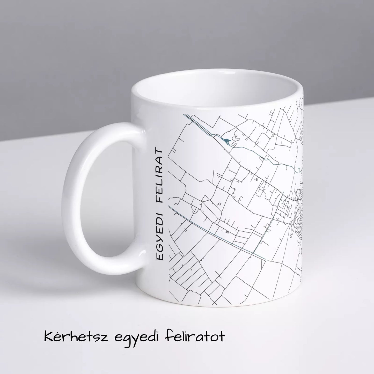 Nagykőrös - Térképes bögre