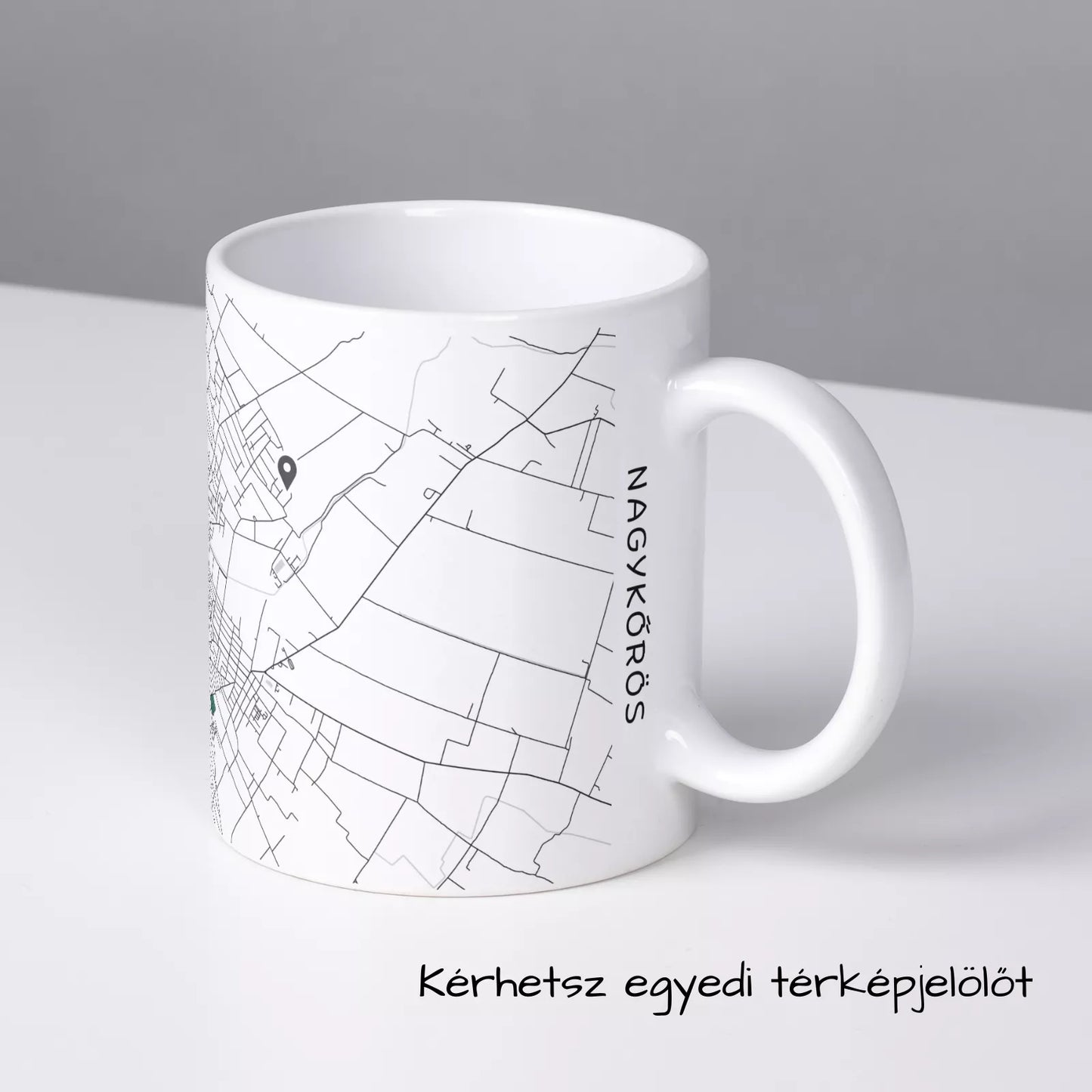 Nagykőrös - Térképes bögre