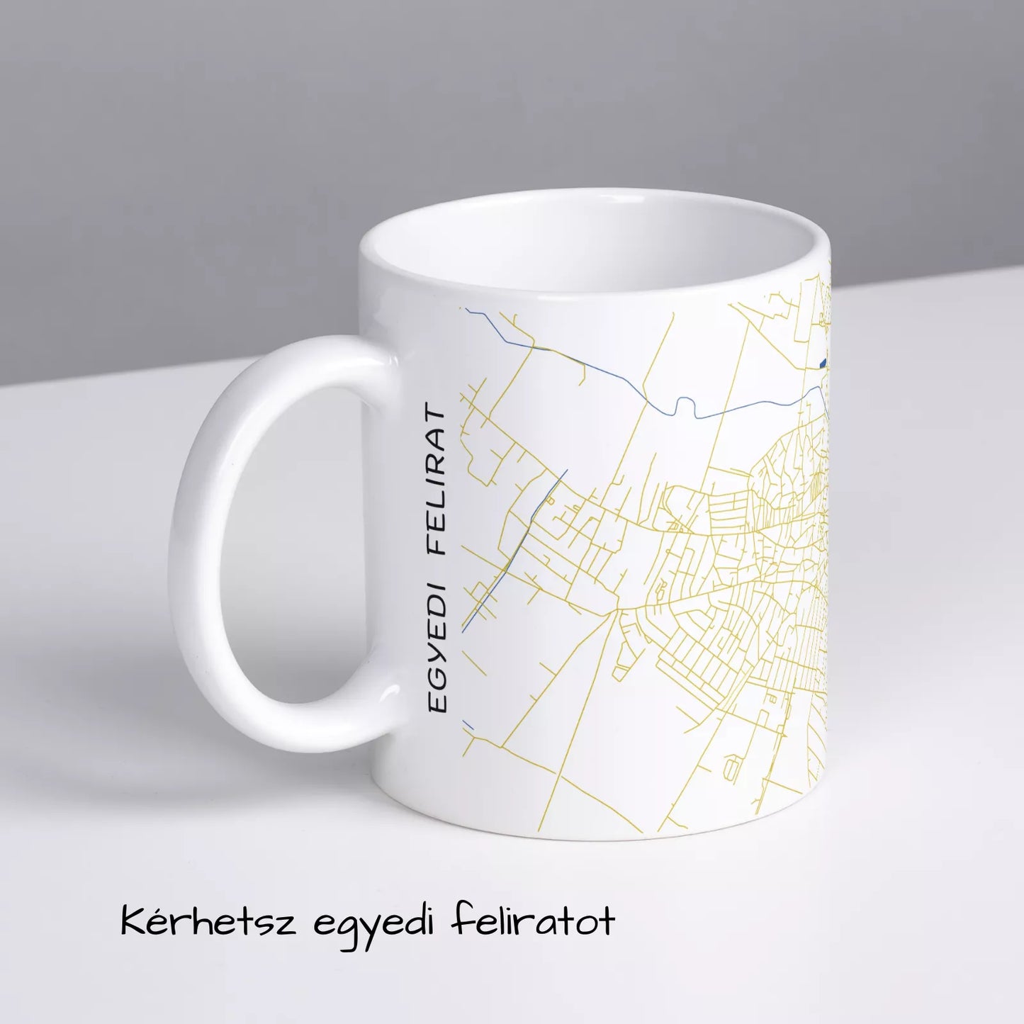 Nagykőrös - Térképes bögre