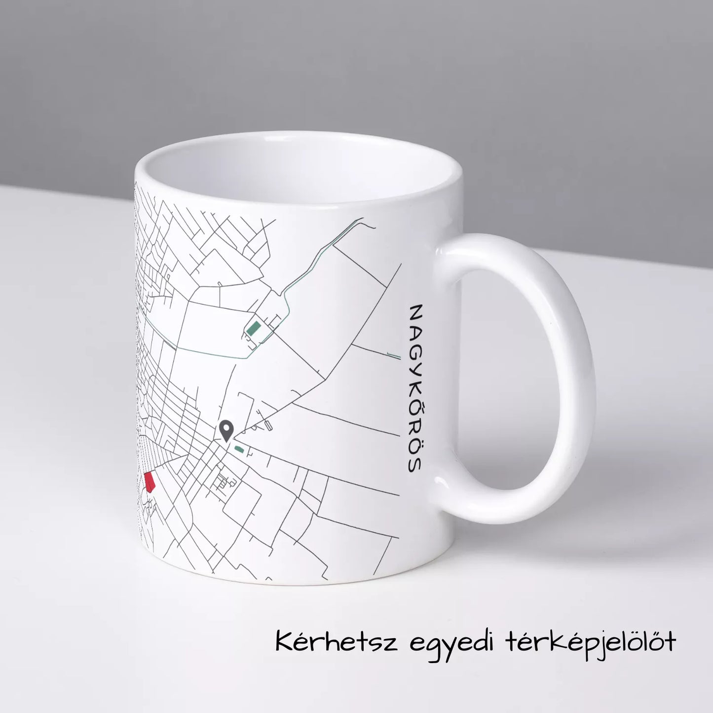 Nagykőrös - Térképes bögre