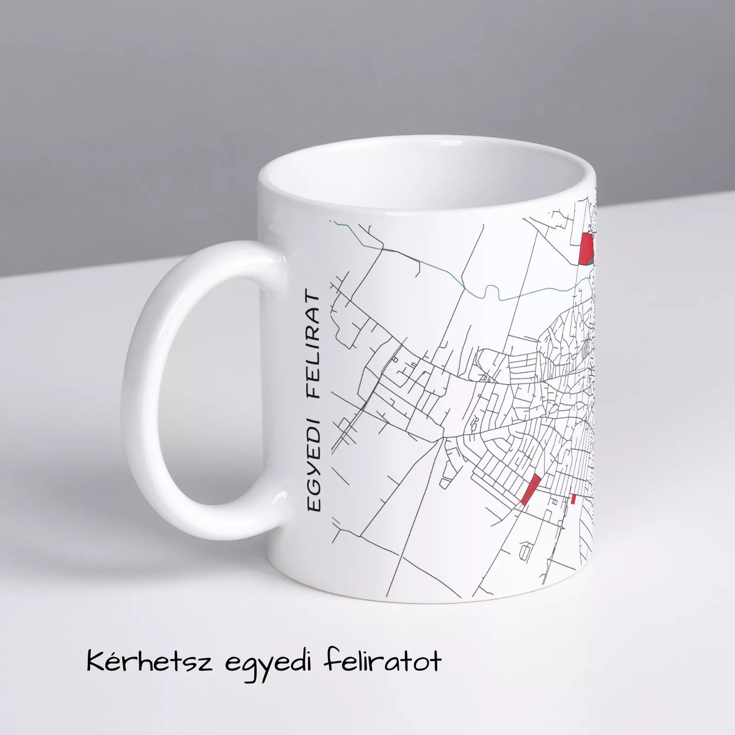 Nagykőrös - Térképes bögre