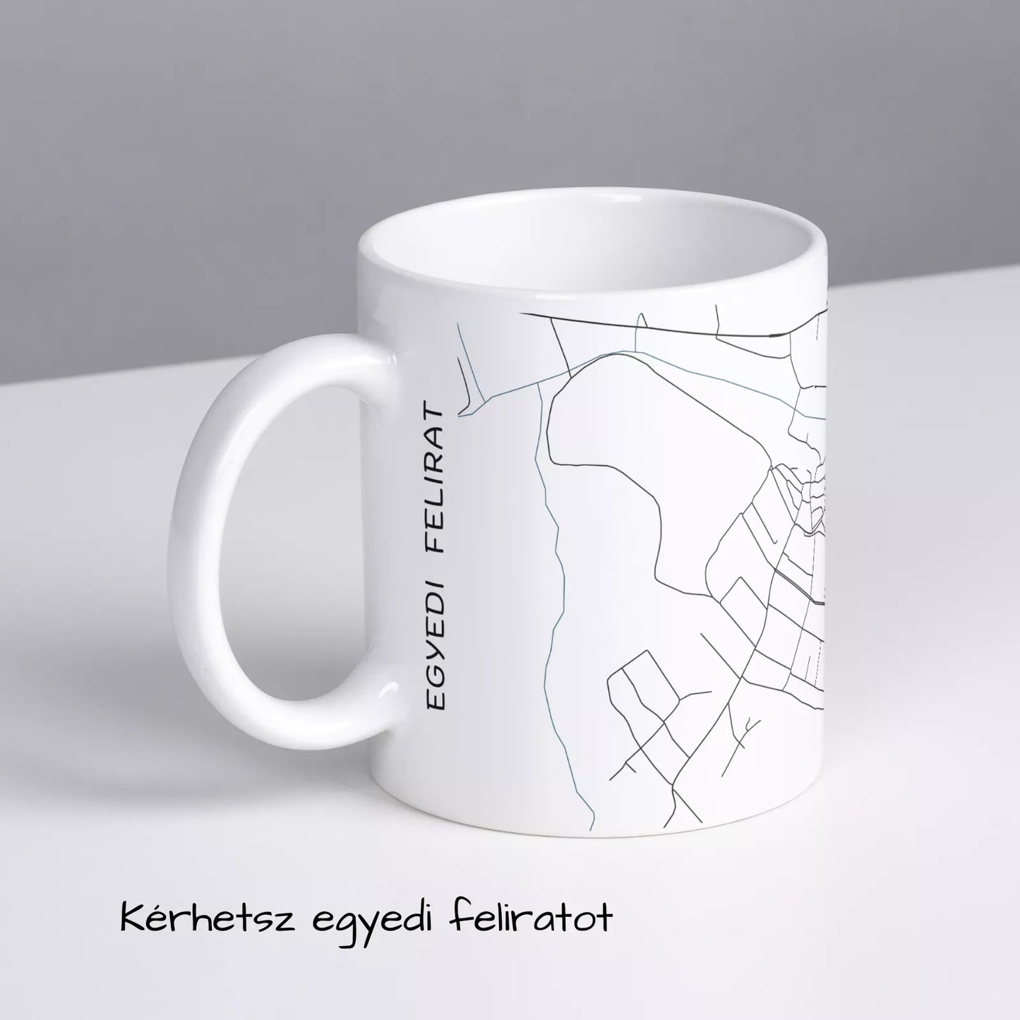 Nagyvázsony - Térképes bögre