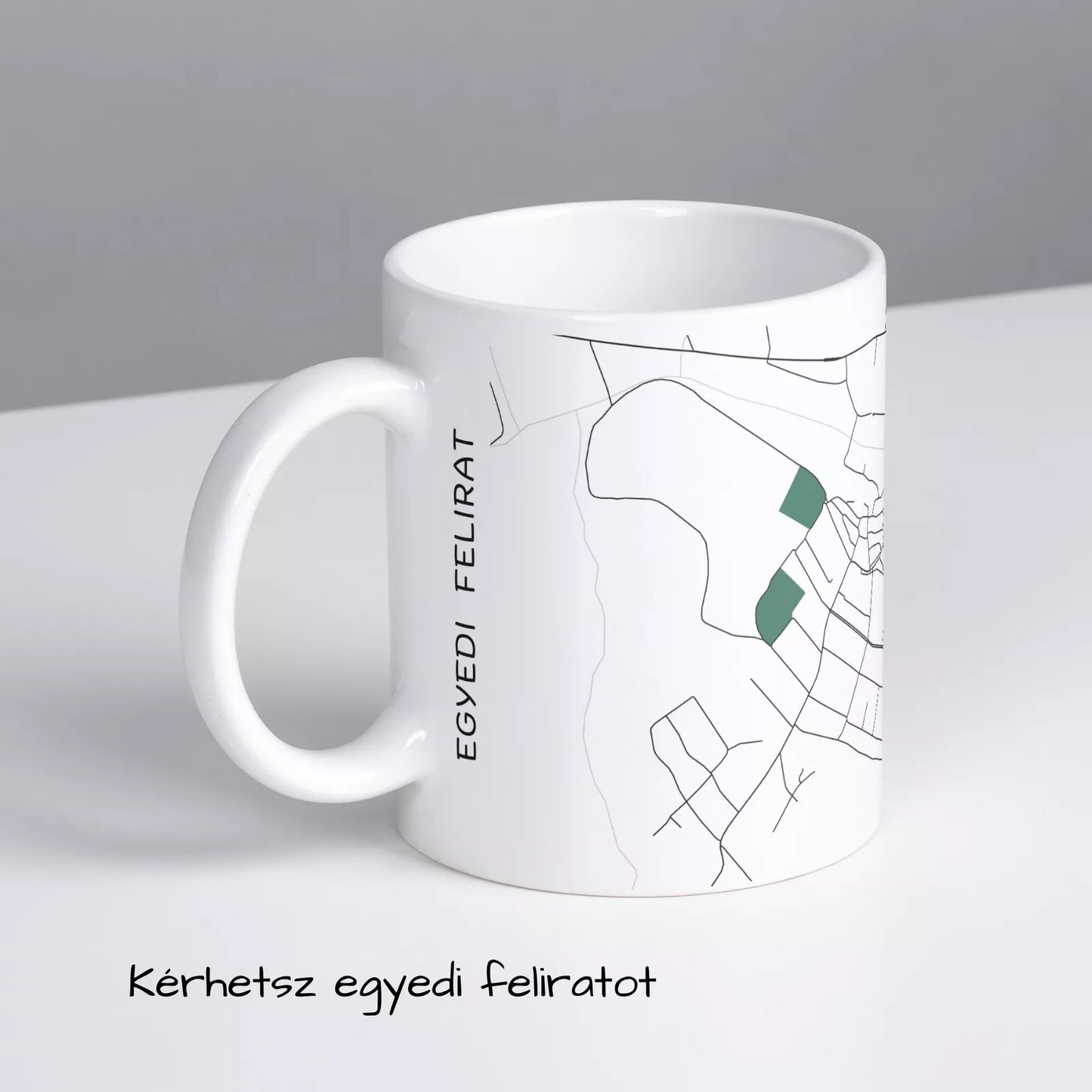 Nagyvázsony - Térképes bögre