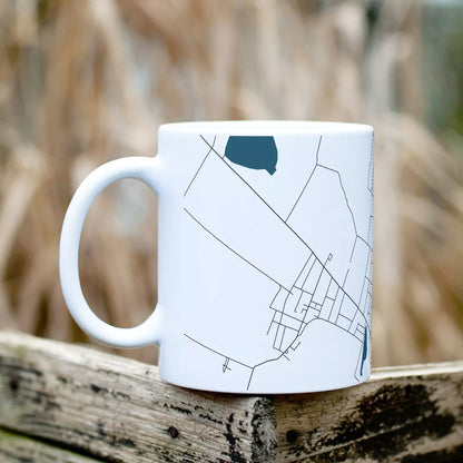 Nyírtelek - Térképes bögre