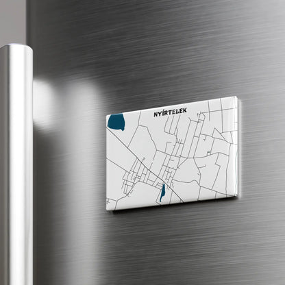 Nyírtelek - Térképes hűtőmágnes