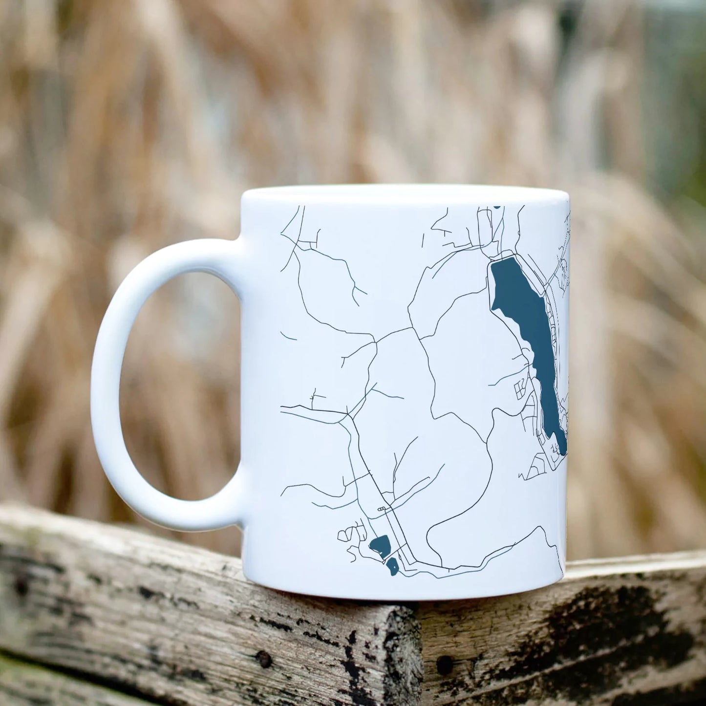 Orfű - Térképes bögre