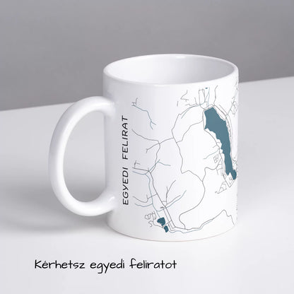 Orfű - Térképes bögre