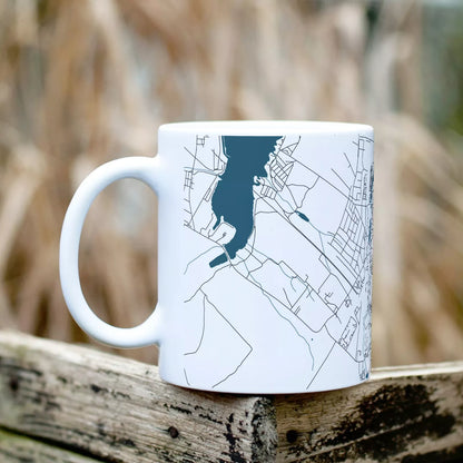 Oroszlány - Térképes bögre