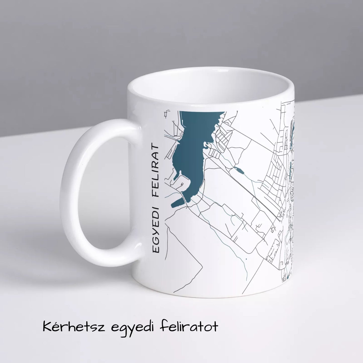 Oroszlány - Térképes bögre