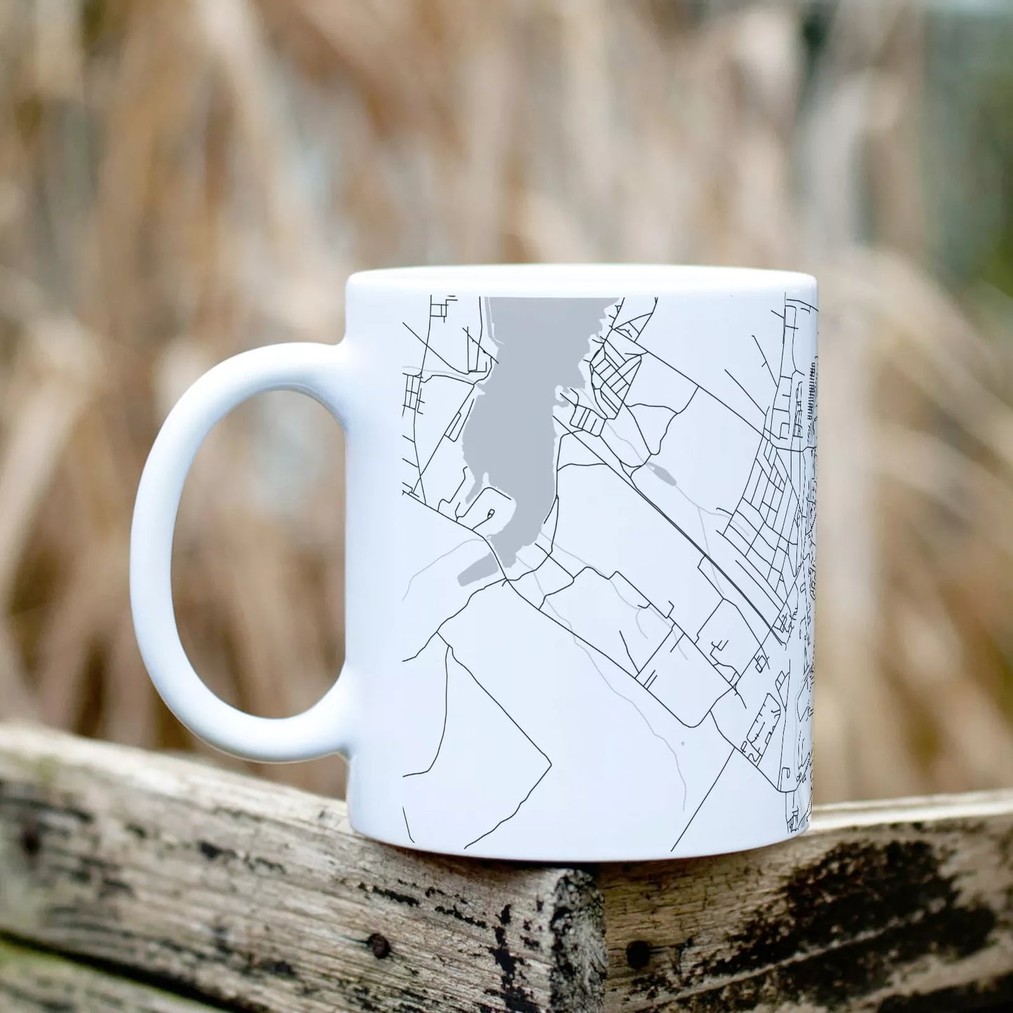 Oroszlány - Térképes bögre