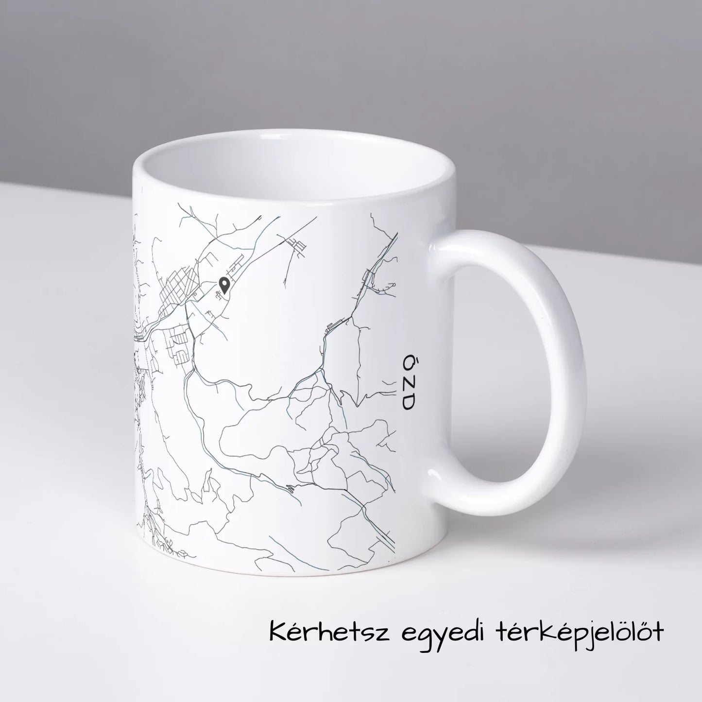 Ózd - Térképes bögre