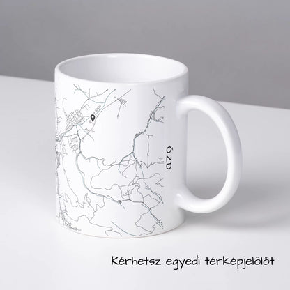 Ózd - Térképes bögre