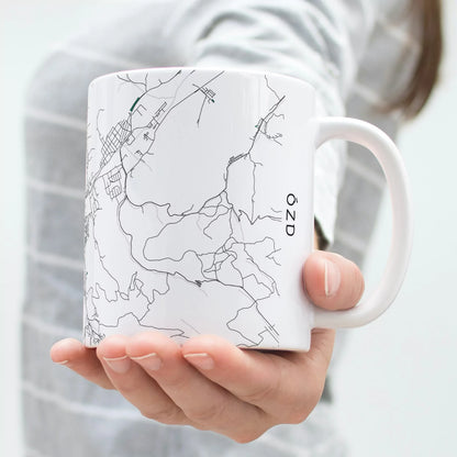 Ózd - Térképes bögre