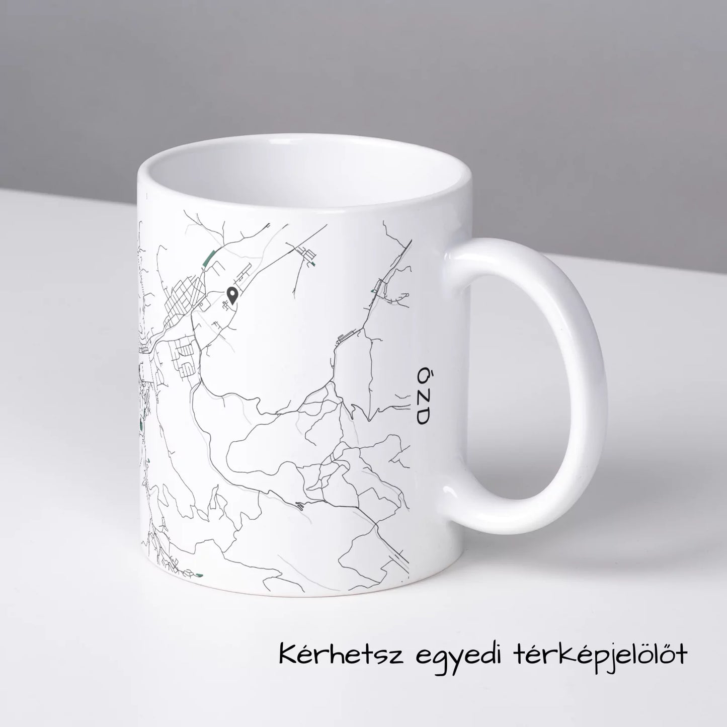 Ózd - Térképes bögre