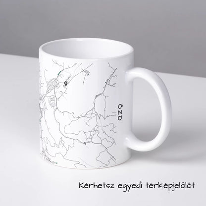 Ózd - Térképes bögre