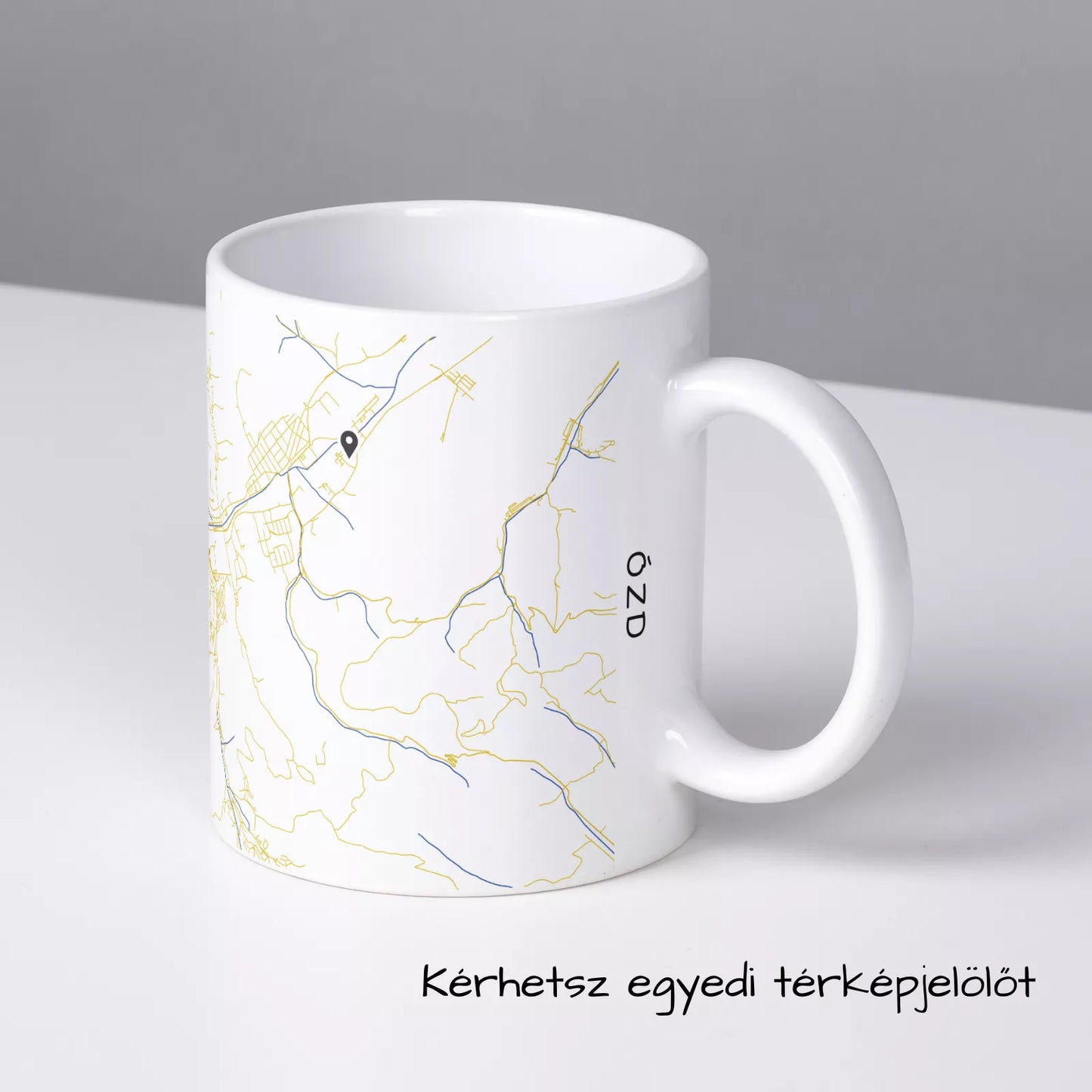 Ózd - Térképes bögre