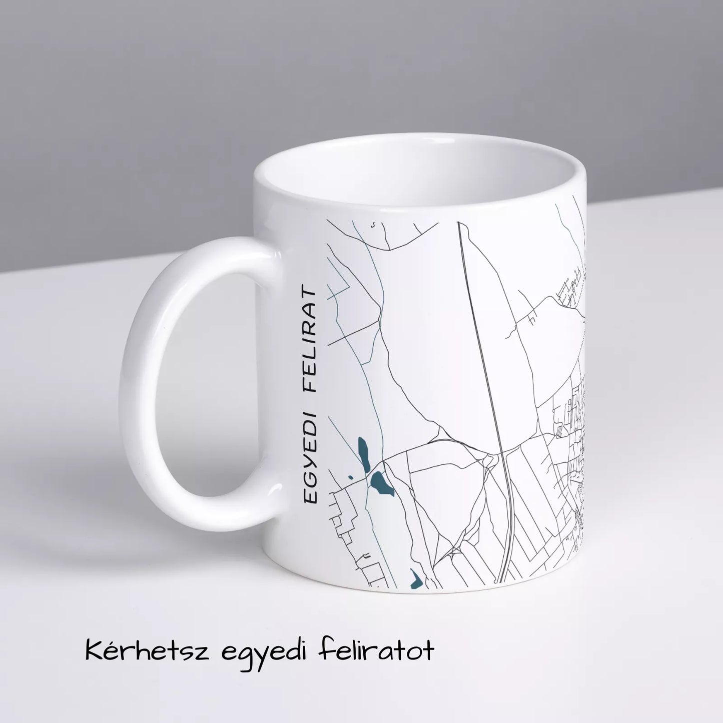 Paks - Térképes bögre