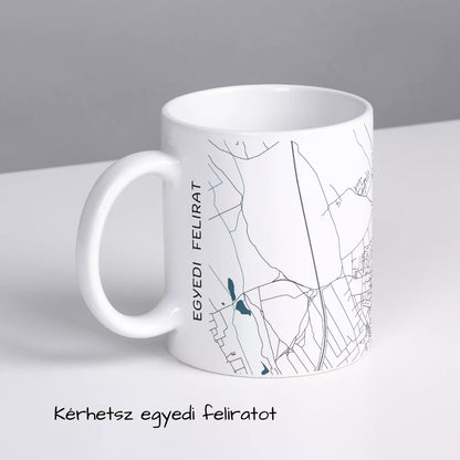 Paks - Térképes bögre