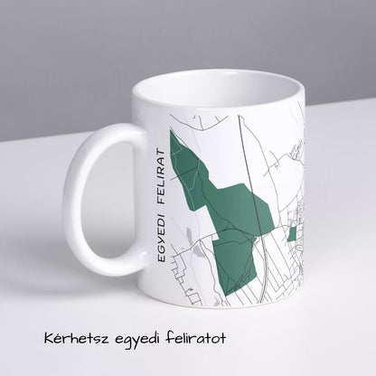 Paks - Térképes bögre