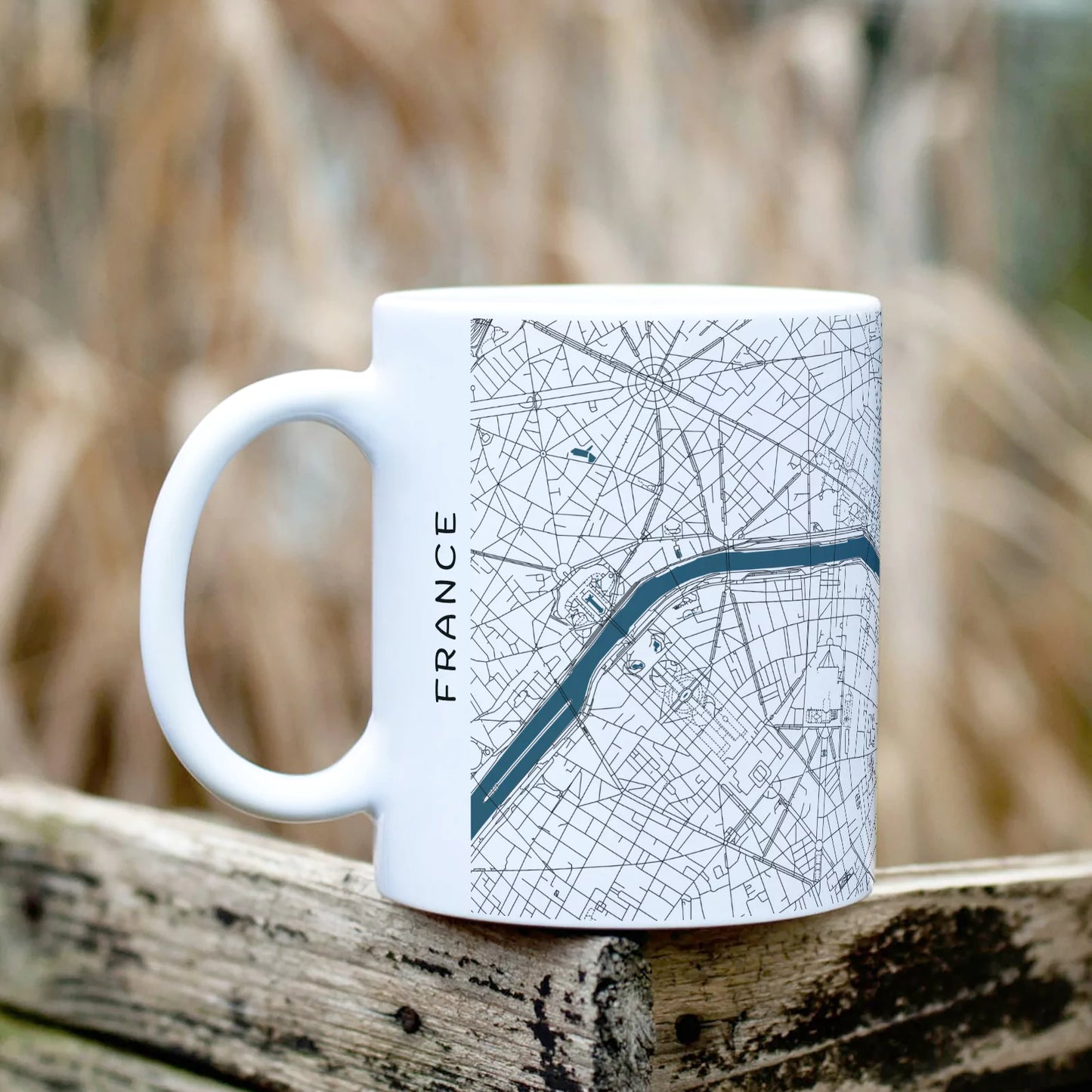 Párizs - Térképes bögre