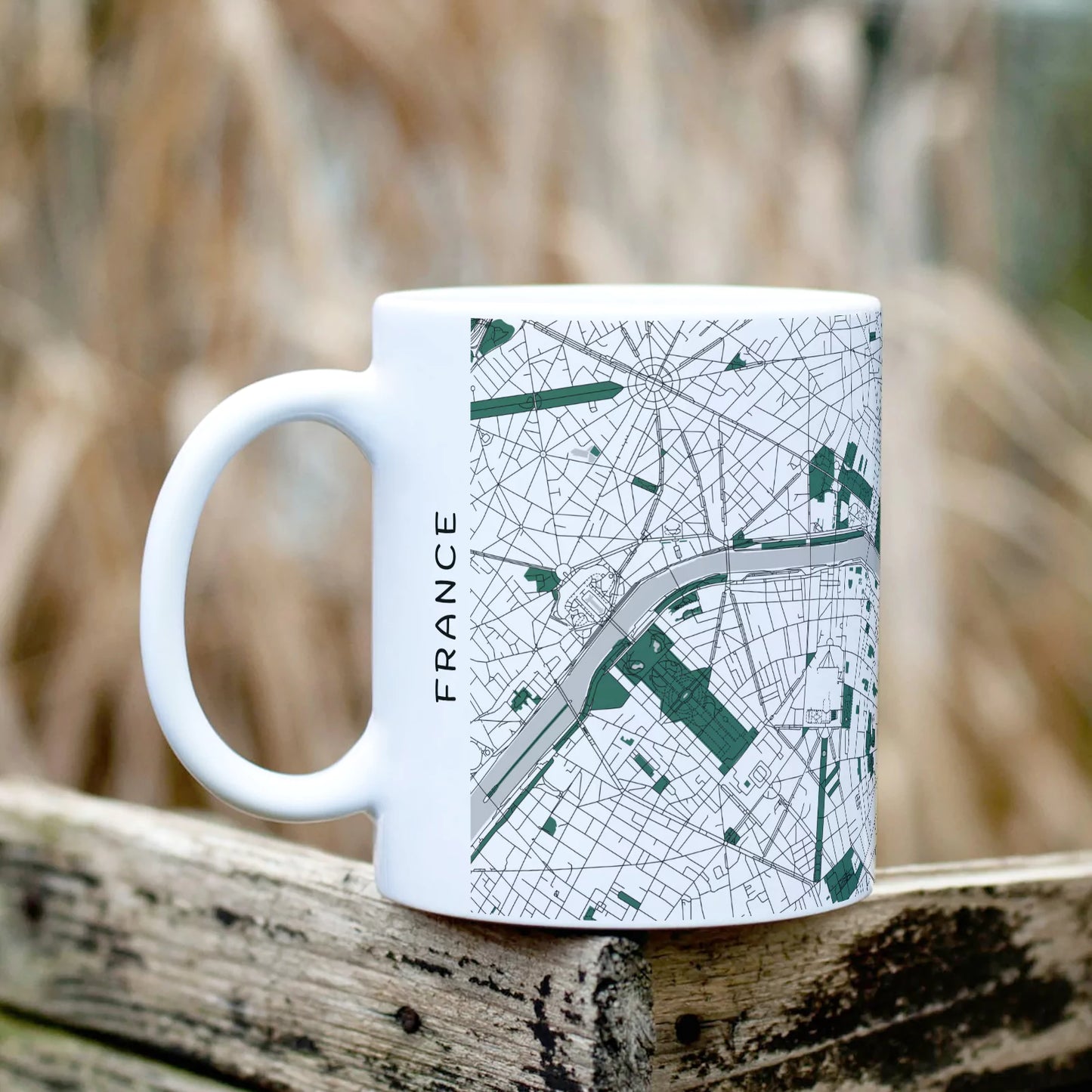 Párizs - Térképes bögre