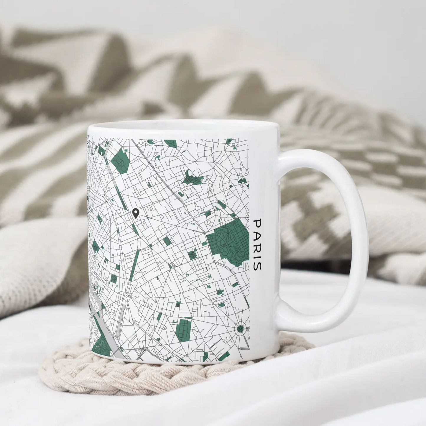 Párizs - Térképes bögre