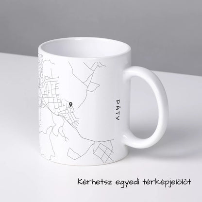 Páty - Térképes bögre