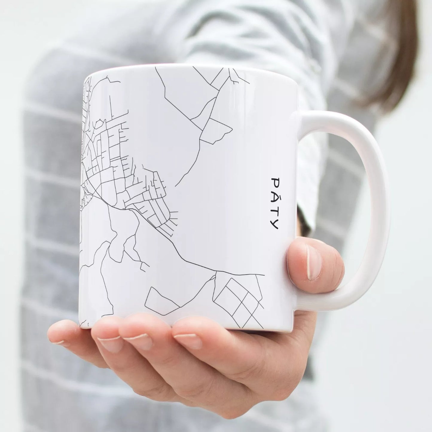 Páty - Térképes bögre