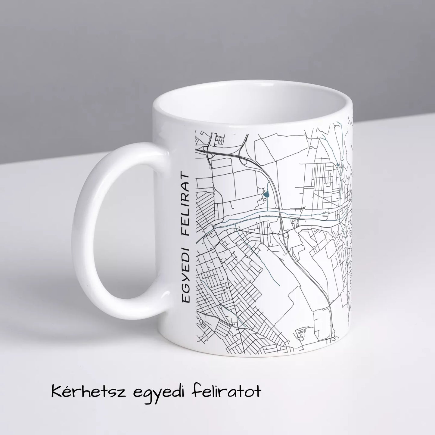 Pécel - Térképes bögre