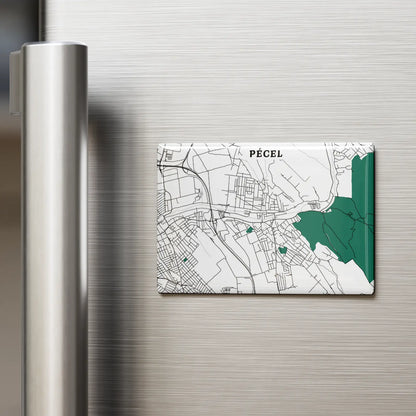 Pécel hűtőmágnes