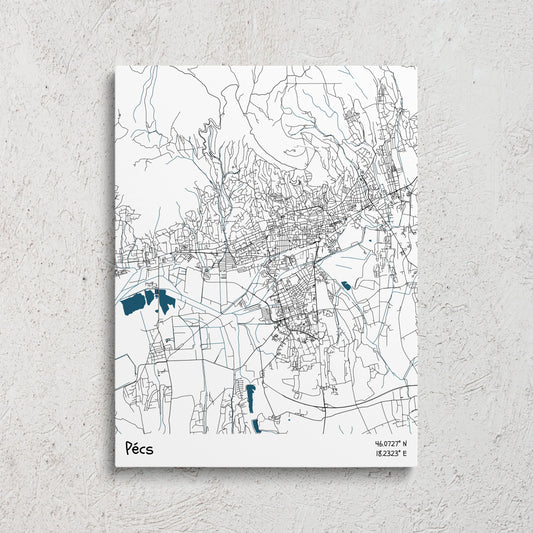 Pécs vászonkép