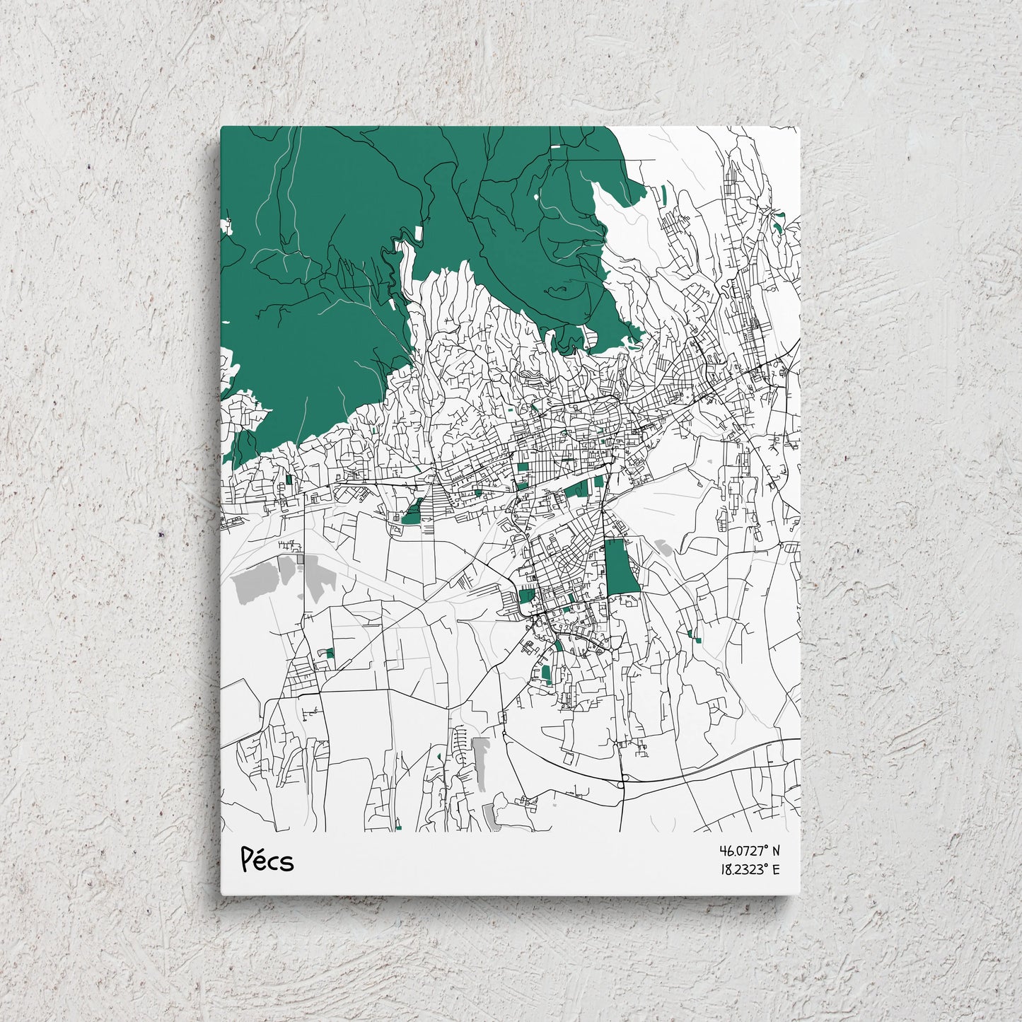 Pécs vászonkép