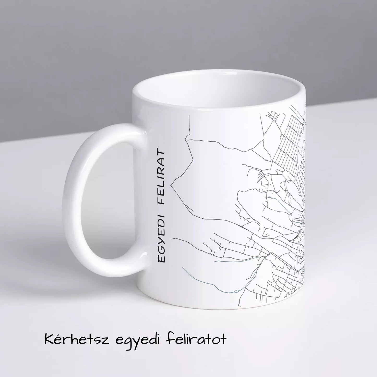 Pilisvörösvár - Térképes bögre