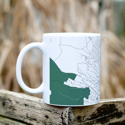 Pilisvörösvár - Térképes bögre