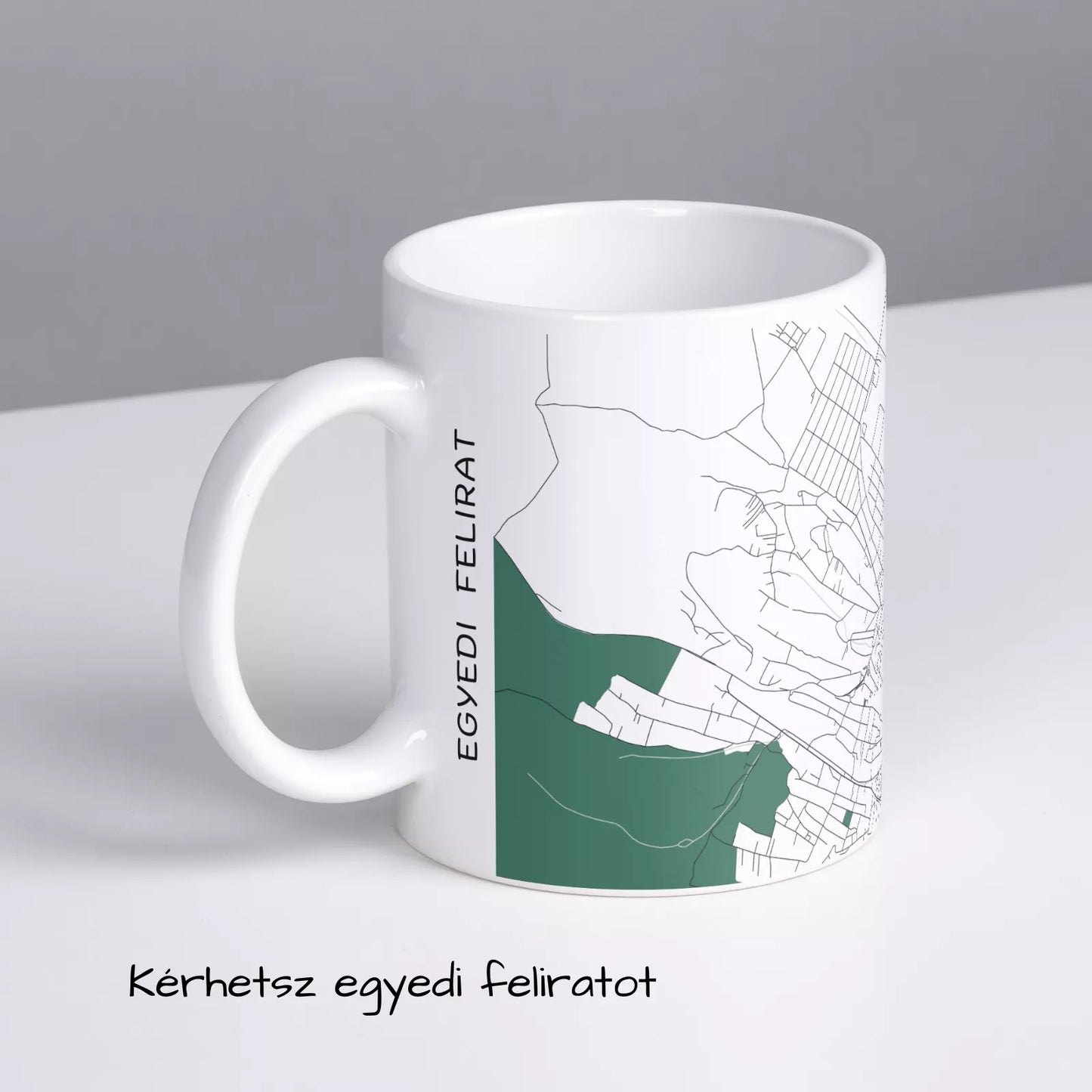 Pilisvörösvár - Térképes bögre