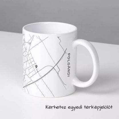 Polgárdi - Térképes bögre