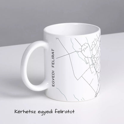 Polgárdi - Térképes bögre