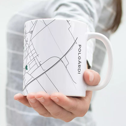 Polgárdi - Térképes bögre