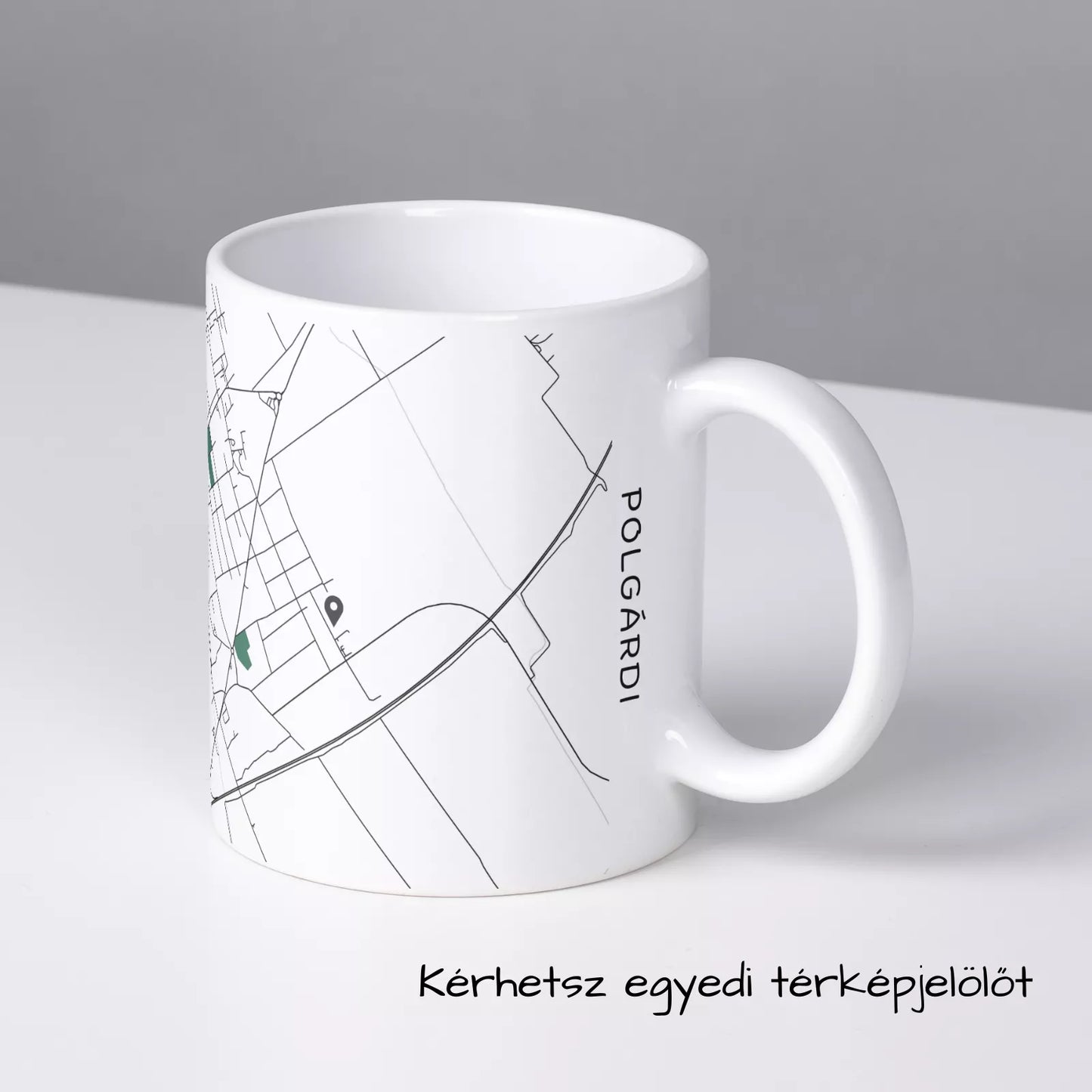 Polgárdi - Térképes bögre