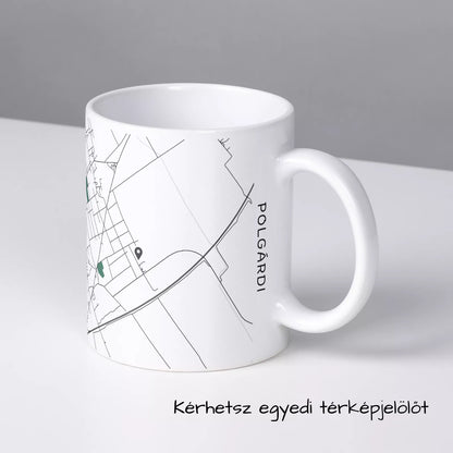 Polgárdi - Térképes bögre