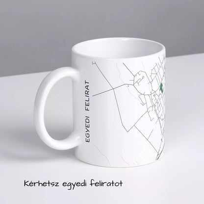 Polgárdi - Térképes bögre