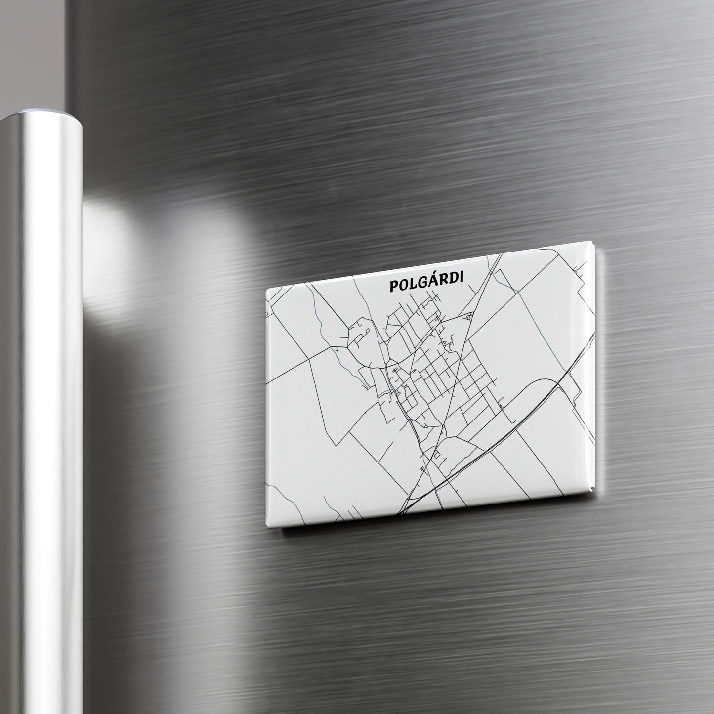 Polgárdi - Térképes hűtőmágnes
