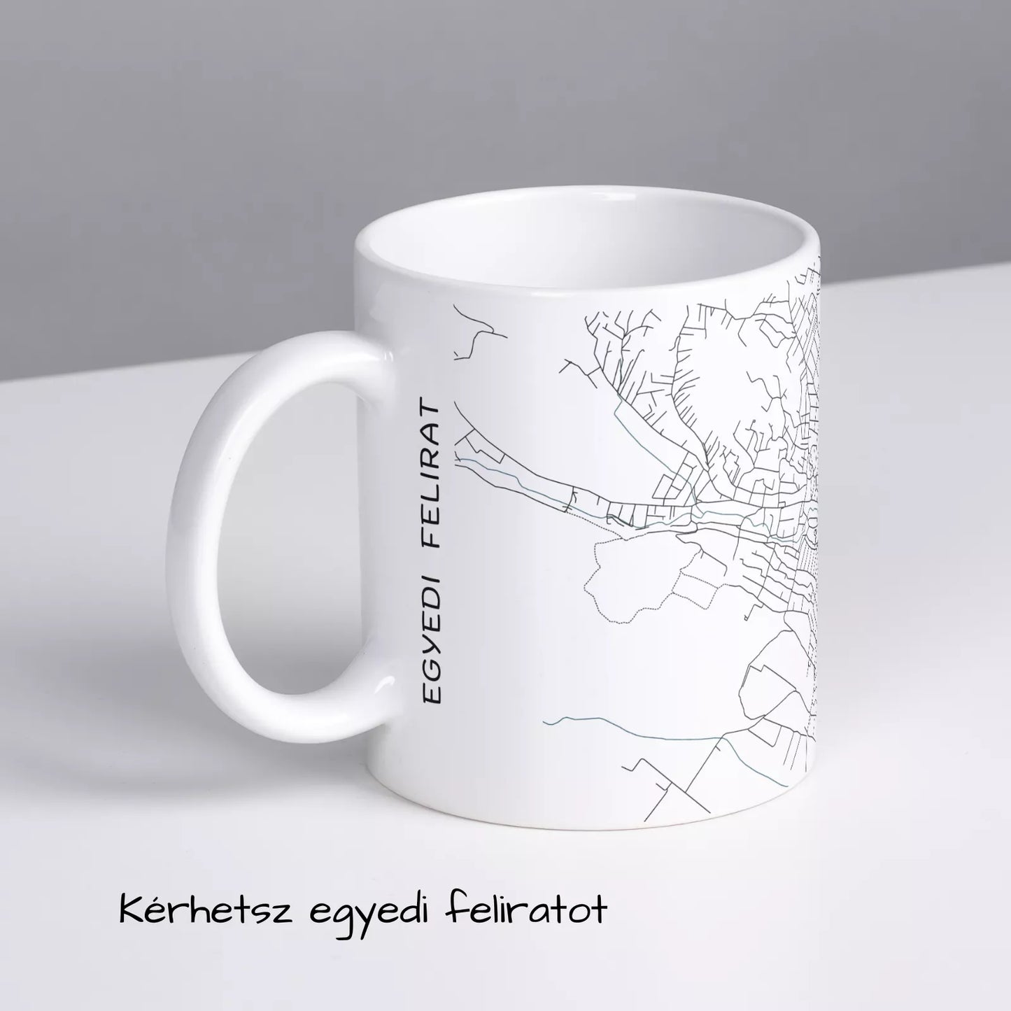 Pomáz - Térképes bögre